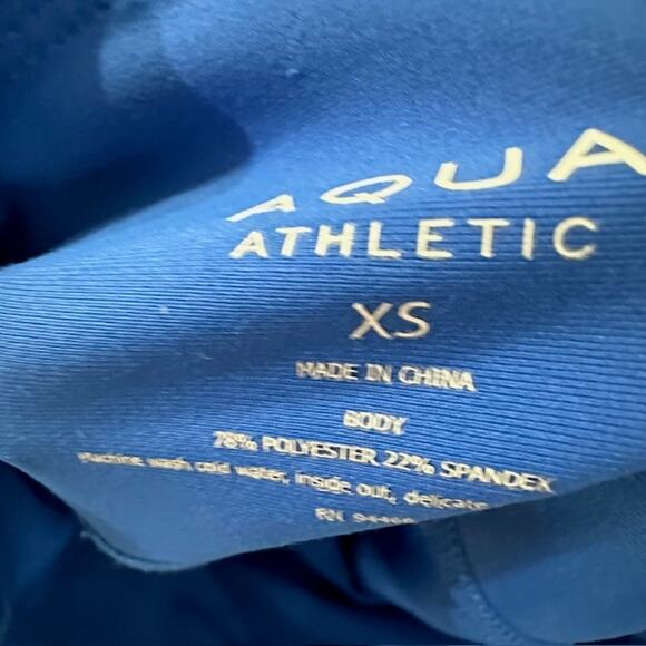Aqua Blue Scallop Athletic‎ Pants - Picture 4 of 4